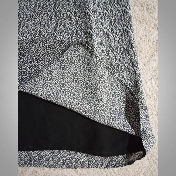 🔥3/$20 H&M black & white sleeveless dress size 10 - Picture 4 of 7